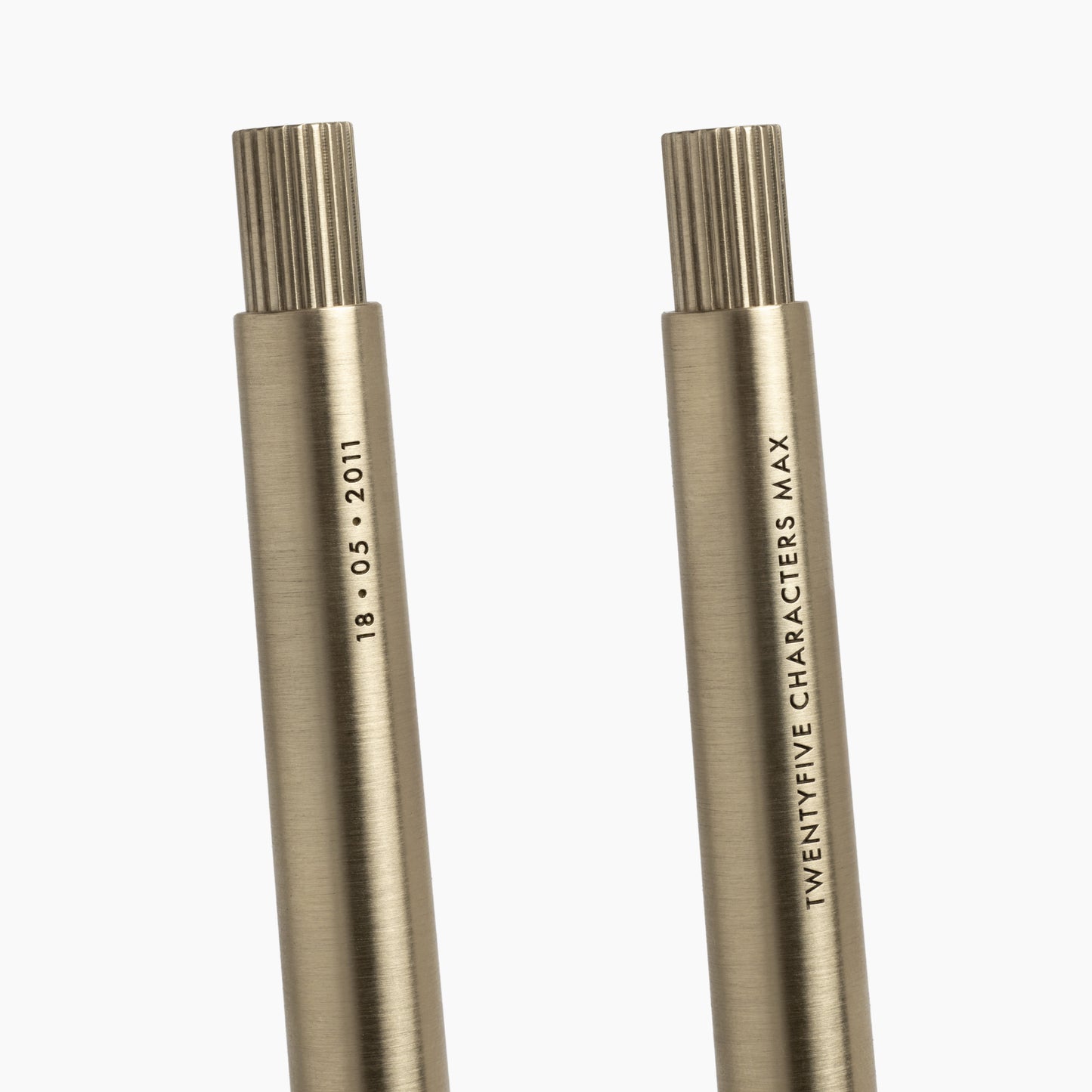 AJOTO Brass Natural Brushed Pen