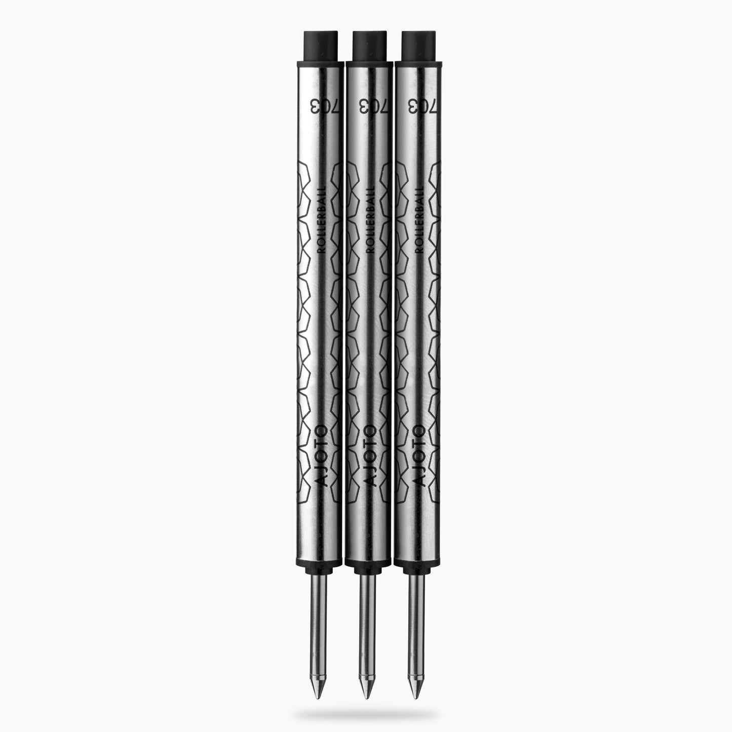 3 Pack Rollerball Refills| Black