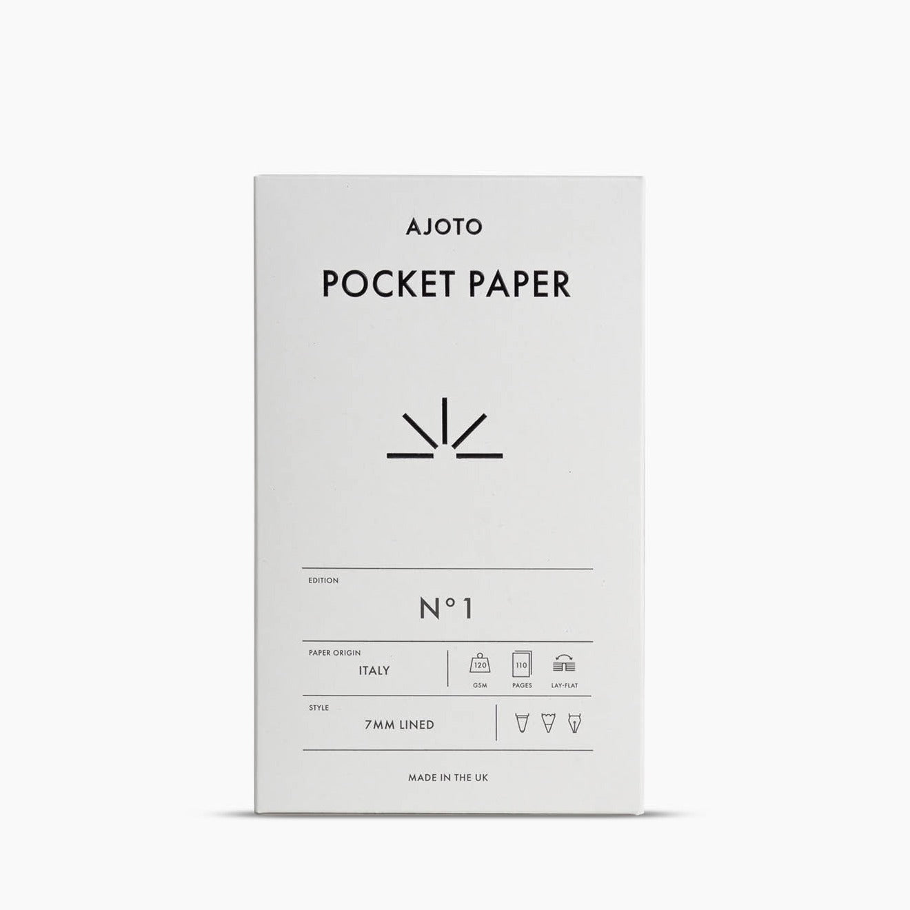 AJOTO Nº1 POCKET PAPER NOTEBOOK