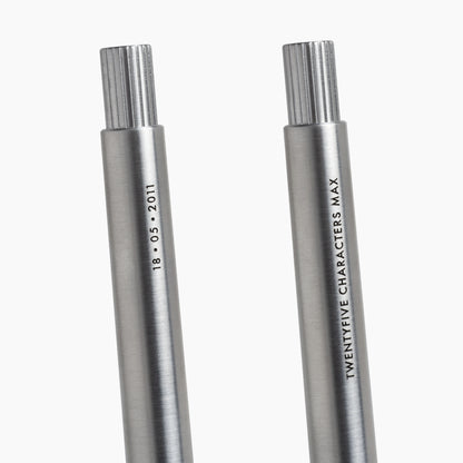 AJOTO Stainless Steel Natural Brushed pen