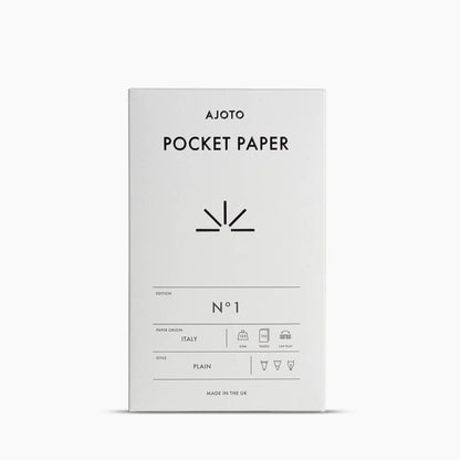 AJOTO Nº1 POCKET PAPER NOTEBOOK