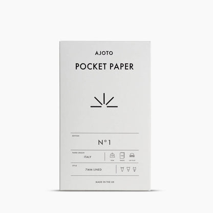 AJOTO Nº1 POCKET PAPER NOTEBOOK